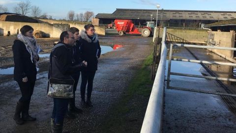 Étudiants de la première promotion TC nutrition animale qui a démarré en septembre 2019 au CPSA de Combourg.